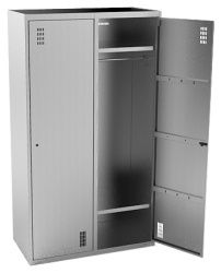 Шкаф для одежды 2-х секционный Кобор ШГ-100&#47;50