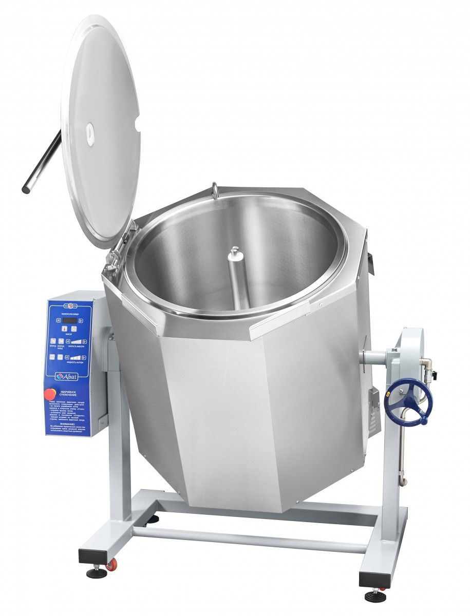 Котел пищеварочный Abat КПЭМ-160-ОМР-В  с функциями перемешивания - 4