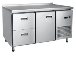 Стол холодильный среднетемпературный Abat СХС-70-01 с бортом (дверь, ящики 1&#47;2)