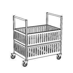 Тележка для белья Кобор ТБ-85&#47;55