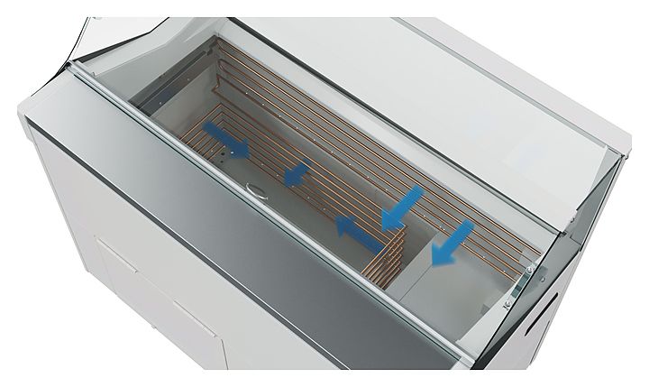 Витрина для мороженого Carboma IC72 SL 1,3-1 Bliss (9003)