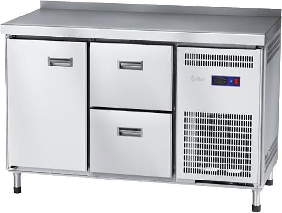 Стол холодильный низкотемпературный Abat СХН-60-01 с бортом (ящики 1/2, дверь)