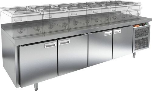 Стол морозильный Hicold GN 1111/BT LT - 0