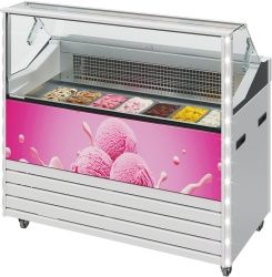 Витрина для мороженого Carboma IC72 SL 1,3-1 Bliss брендированная