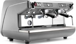 Кофемашина Nuova Simonelli Appia Life 2Gr S металлик, высокие группы, экономайзер, полуавтомат