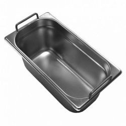 Гастроемкость 1&#47;4 мал. GN Н150 с ручк. для мармитов ЭМК, ПМЭС, витрины и салат-бары ПВВ (265х162 мм)