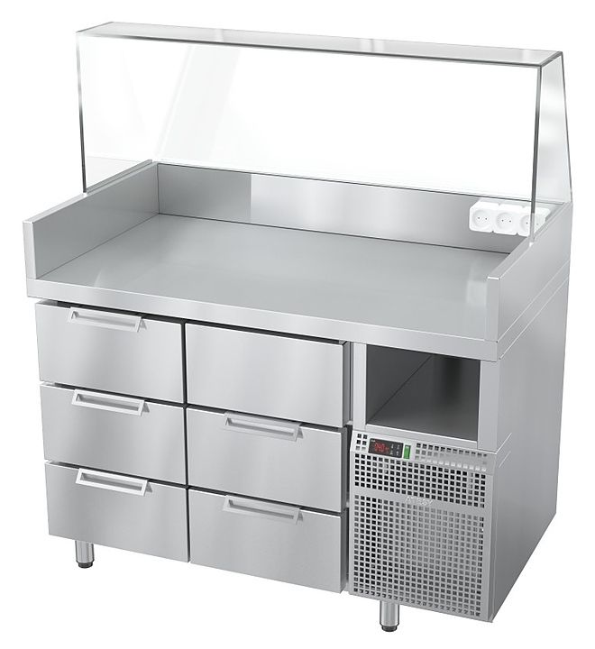 Станция для бургеров и хот-догов Atesy БХС -1235.700-02-1