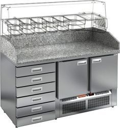 Стол для пиццы Hicold PZE4-11/GN камень