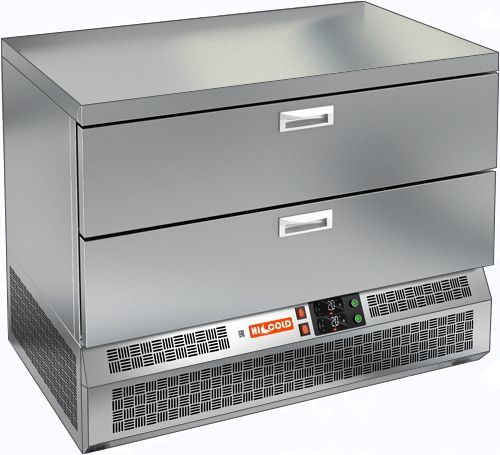 Стол холодильно-морозильный Hicold UD 2-3 GN D Sh - 0