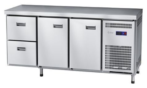 Стол холодильный среднетемпературный Abat СХС-60-02 без борта (дверь, дверь, ящики 1/2)