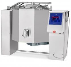 Котел пищеварочный Abat КПЭМ-160-ОМП со сливным краном (опрокидывание, перемешивание и охлаждение)