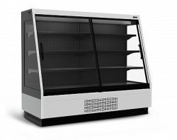 Горка холодильная Carboma F16-08 VV 1,9-1 Standard Tokyo 2 фронт X1 (версия 2.0) (9006-9005)