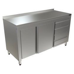 Стол-тумба с бортом Кобор СТБ/1-120/60/К