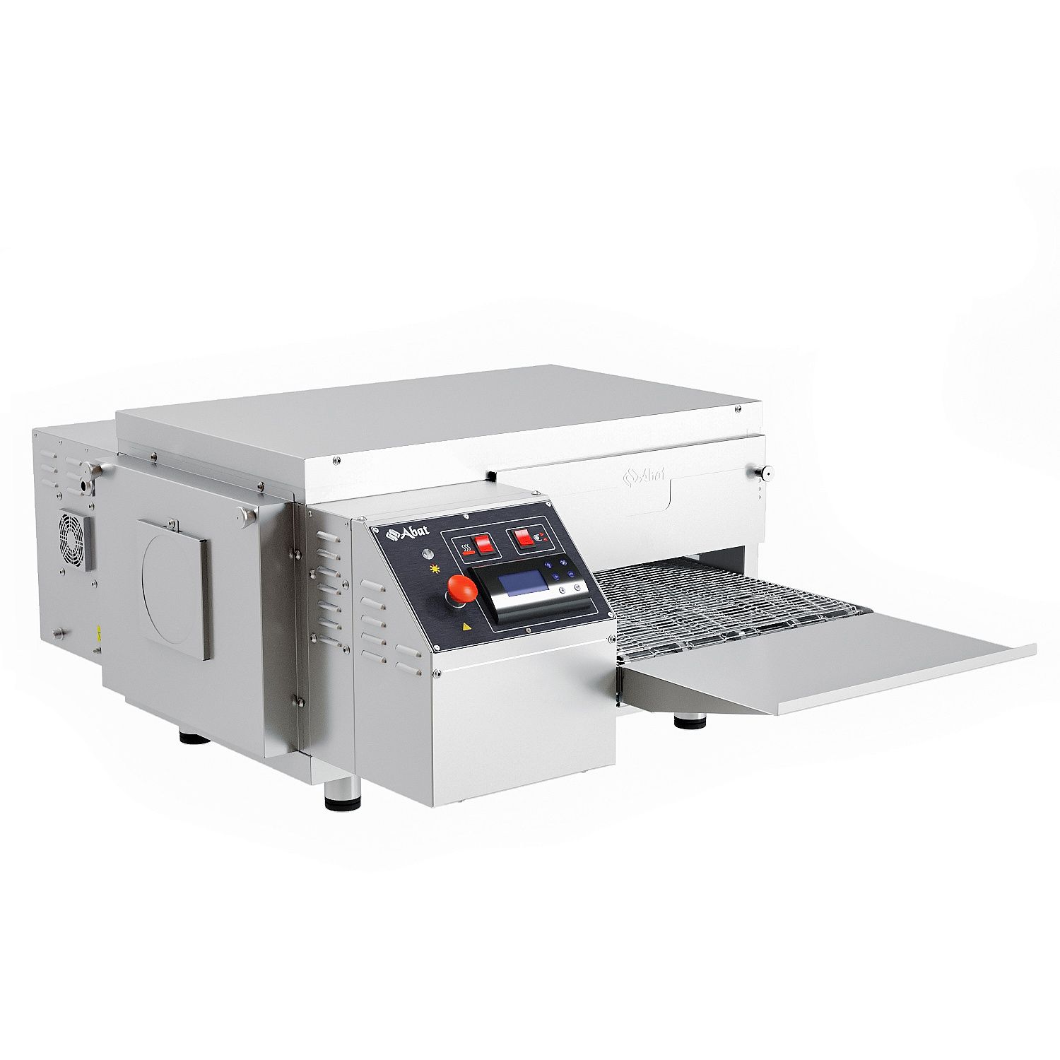 Печь электрическая для пиццы Abat ПЭК-400 с дверцей, конвейерная