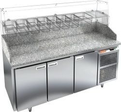 Стол для пиццы Hicold PZ3-111&#47;GN камень