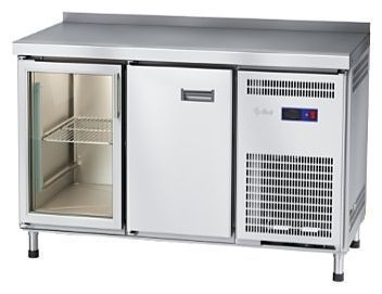 Стол холодильный среднетемпературный Abat СХС-60-01 с бортом (дверь, дверь-стекло)