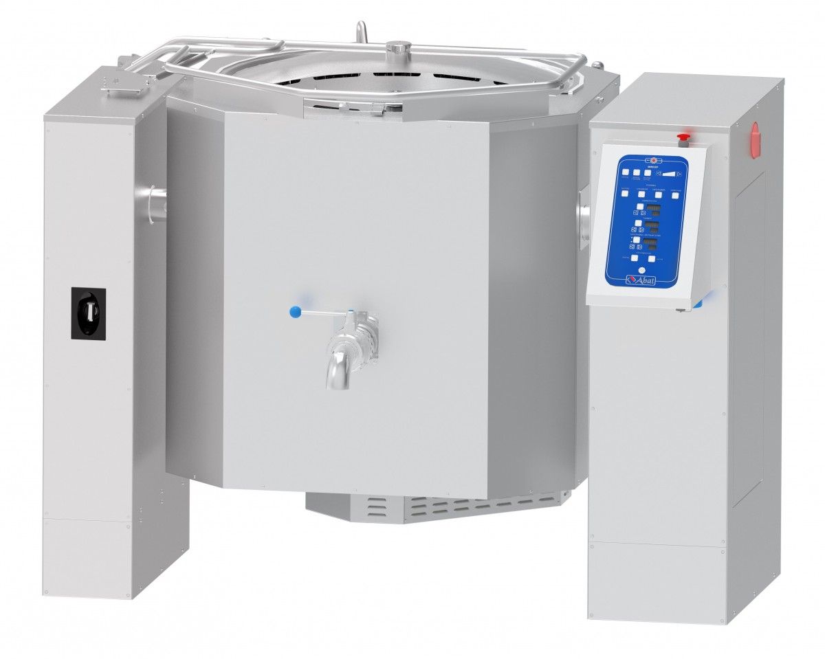 Котел пищеварочный Abat КПЭМ-500-ОМ2 со сливным краном (опрокидывание, перемешивание и охлаждение) - 0