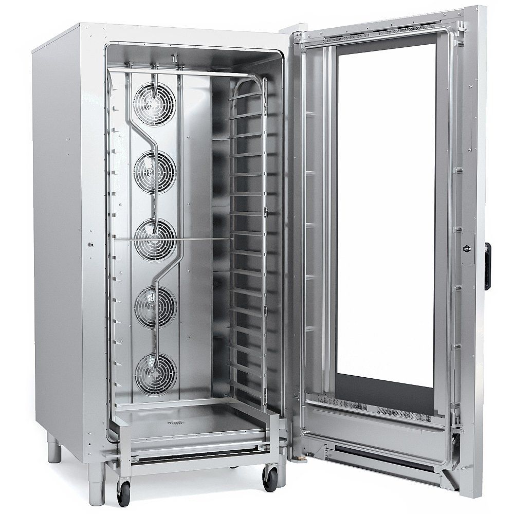 Конвекционная печь Abat КЭП-16П-01 с функцией автоматической мойки (выкатная тележка)
