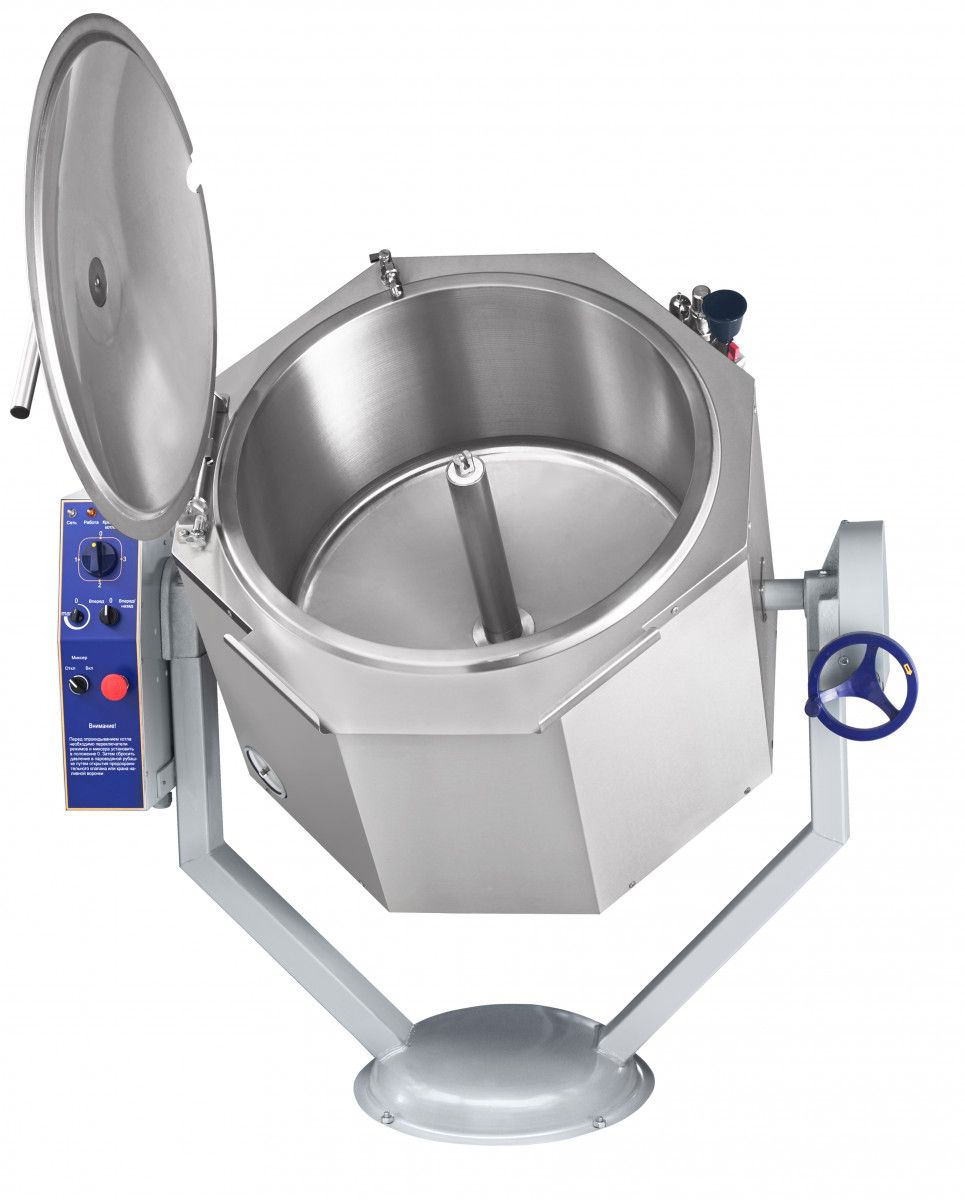 Котел пищеварочный Abat КПЭМ-160-ОМР с функциями перемешивания