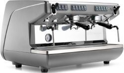 Кофемашина Nuova Simonelli Appia Life 2Gr V металлик, высокие группы, экономайзер, автомат
