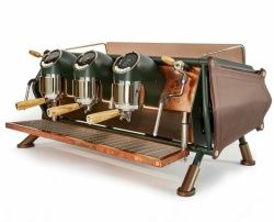 Кофемашина Sanremo Cafe Racer Custom Renegade 3 группы, подсветка, коричневая