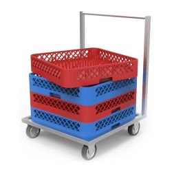 Тележка для транспортирования посудомоечных кассет Кобор ТПК-58&#47;55