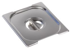 Крышка гастроемкости GN 1&#47;2 с ручкой (с вырезом под ручки гастроемкости)