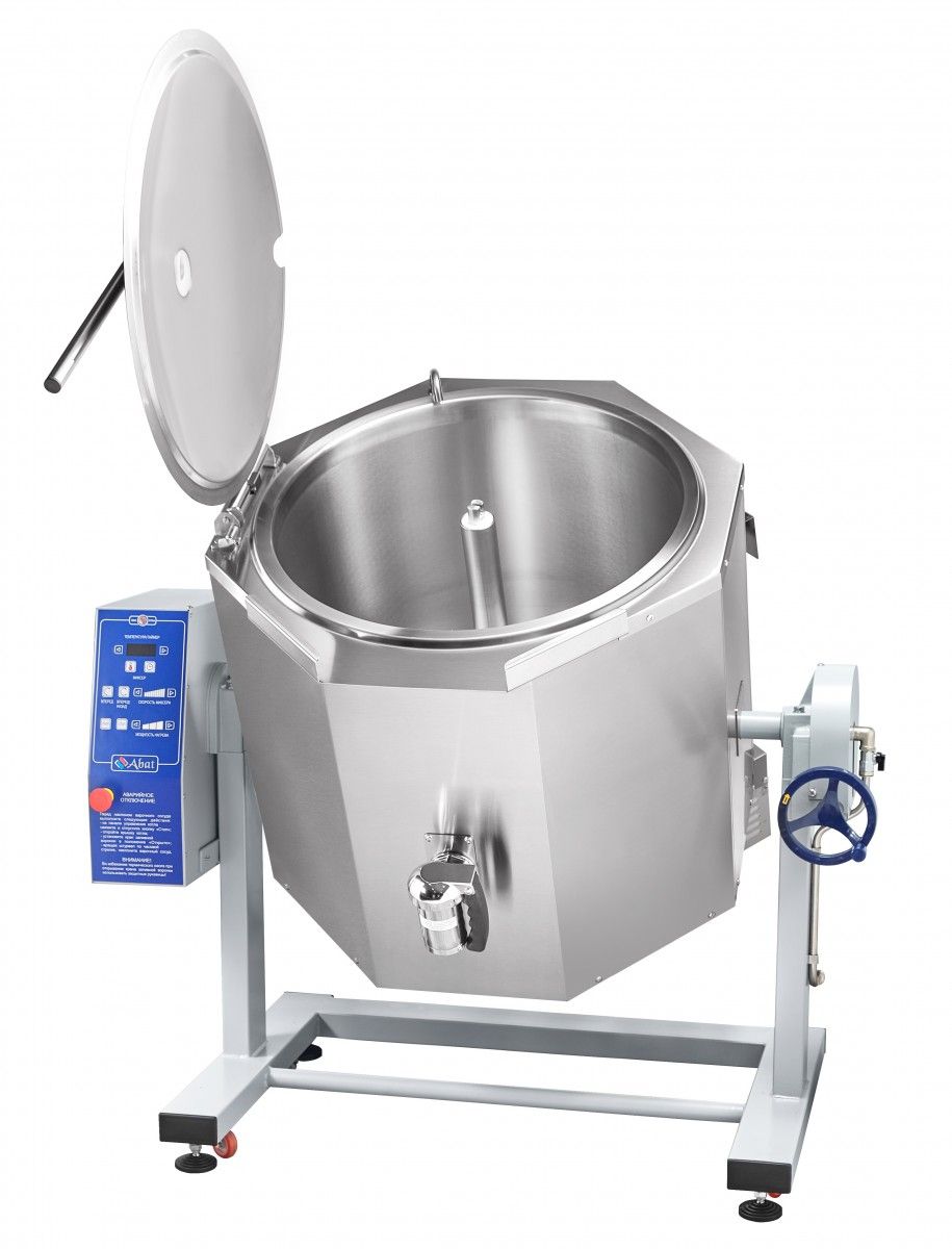 Котел варочный Abat КПЭМ-100-ОМР-ВК со сливным краном - 4