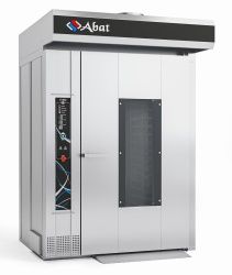 Ротационный пекарский шкаф Abat РПШ-18-8-6ШР серии EXPERT (в комплекте с тележка-шпилька ТШГ-18-8-6)