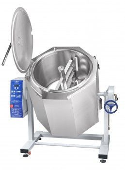 Котел пищеварочный Abat КПЭМ-160-ОМР-В  с функциями перемешивания - 0