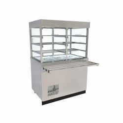 Прилавок-витрина холодильный Abat ПВВ(Н)-70Е-С-НШ