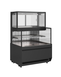 Витрина кондитерская Carboma KC70 VV/SH 0,9-2-1 Standard Cube 2 Combi (версия 2.0) (9005-0430)