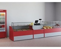 Витрина холодильная Carboma GC75 VM 1,8-1 Colore (9006-9003) - 2