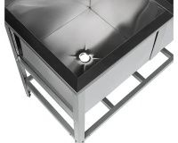 Ванна моечная двухсекционная сварная Кобор ВМС/2-100/53/430 - 3