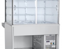 Прилавок-витрина Abat ПВВ(Н)-70КМ-С-02-НШ - 2