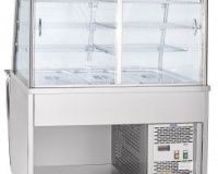 Прилавок-витрина холодильный Abat Премьер ПВВ(Н)-70Т-С-НШ кашированный металл - 4