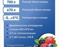 Шкаф холодильный Abat ШХ-0,7-02 краш. (нижний агрегат) - 2