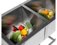 Ванна моечная двухсекционная сварная Кобор ВМС/2-100/53/430 - 5