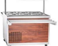 Прилавок холодильный Abat ПВВ(Н)-70ПМ-НШ - 1