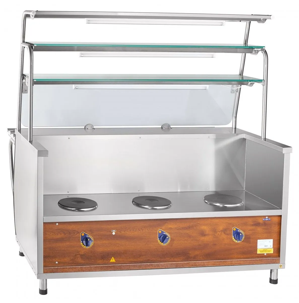 Прилавок-мармит первых блюд Abat ПМЭС-70Т-01