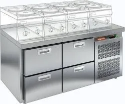 Стол холодильный Hicold GN 22 BR2 TN LT
