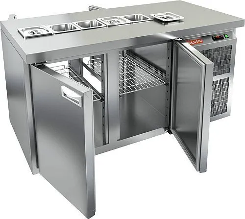 Стол для салатов Hicold SL2T-11/GN (1/6) - 0