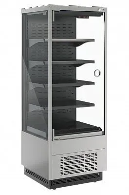 Горка холодильная Carboma FС20-07 VM 0,6-1 Light Cube 2 фронт X0 (версия 2.0) (0430) - 0