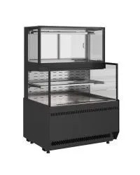 Витрина кондитерская Carboma KC70 VV/SH 1,3-2-1 Standard Cube 2 Combi (версия 2.0) (9005-0430)