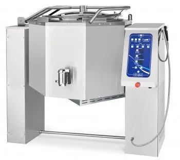 Котел пищеварочный Abat КПЭМ-100-ОМ2 со сливным краном (опрокидывание, перемешивание и охлаждение) - 0