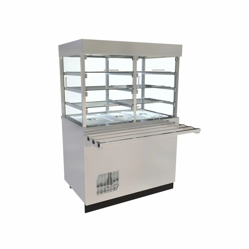 Прилавок-витрина холодильный Abat ПВВ(Н)-70Е-С-НШ - 0