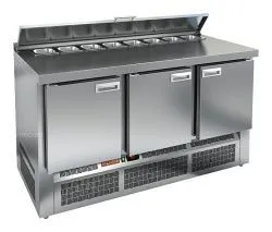 Стол для салатов Hicold SLE2-111GN (1/6) с крышкой