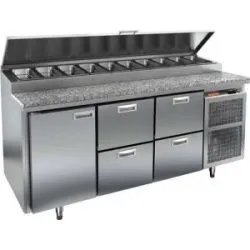 Стол для пиццы Hicold PZ2-122GN (1/6) камень