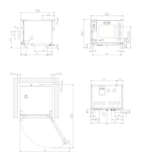 Пароконвектомат Unox XEVC-0511-EZLM