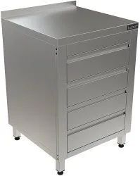 Стол-тумба с бортом Кобор СТБ/1-60/70